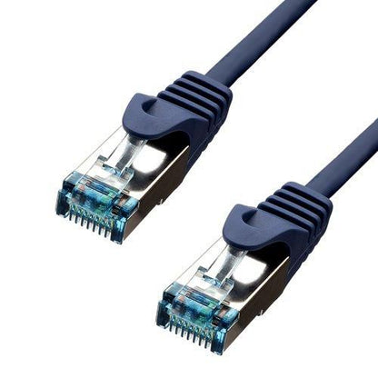 ProXtend 6ASFTP-0075BL CAT6A S/FTP Ethernet Cable – 0.75m Blue LSZH Jacket 10GBase-T