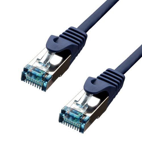 ProXtend CAT6A S/FTP Ethernet Cable 0.75m Blue – LSZH, 10GBase-T, RoHS