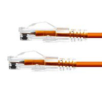 ProXtend S-6AUTP-05O Ultra Slim CAT6A Ethernet Cable – 5m Orange LSZH U/UTP 28AWG 3.6mm