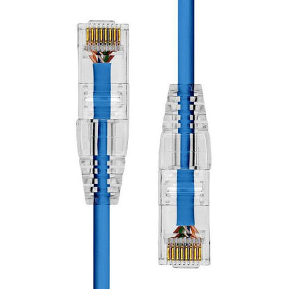ProXtend S-6UTP-05BL Ultra Slim CAT6 Ethernet Cable – 5m Blue LSZH U/UTP 28AWG 3.6mm