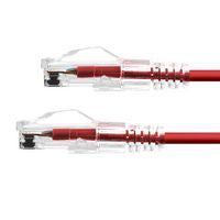 ProXtend S-6UTP-003R Ultra Slim CAT6 Ethernet Cable Red 0.3m LSZH U/UTP 28AWG 28AWG