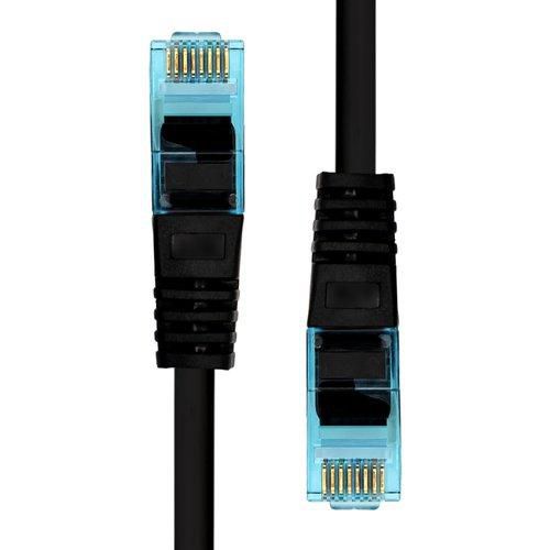 ProXtend 6AUTP-0075B CAT6A Ethernet Cable – 0.75m Black U/UTP CU LSZH 10GBase-T