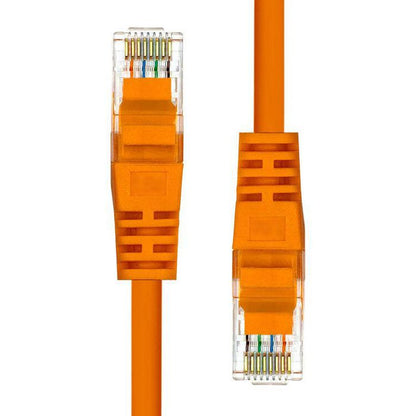 ProXtend V-5UTP-05O CAT5e Ethernet Cable – 5m Orange U/UTP CCA PVC RJ45 Gold Plated