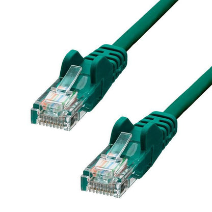 ProXtend V-5UTP-05GR CAT5e Ethernet Cable – 5m Green U/UTP CCA PVC RJ45 Gold-Plated