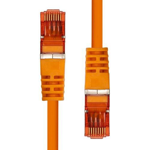 ProXtend V-6FUTP-05O CAT6 F/UTP Ethernet Cable – 5m Orange, CCA, RJ45, Shielded, PVC Jacket