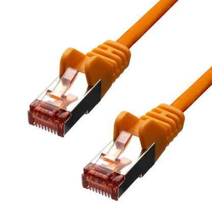 ProXtend V-6FUTP-02O CAT6 F/UTP Ethernet Cable – 2m Orange, CCA, Shielded, RJ45 Connector