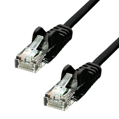 ProXtend V-5UTP-07B CAT5e Ethernet Cable – 7m Black U/UTP CCA PVC RJ45 Connector