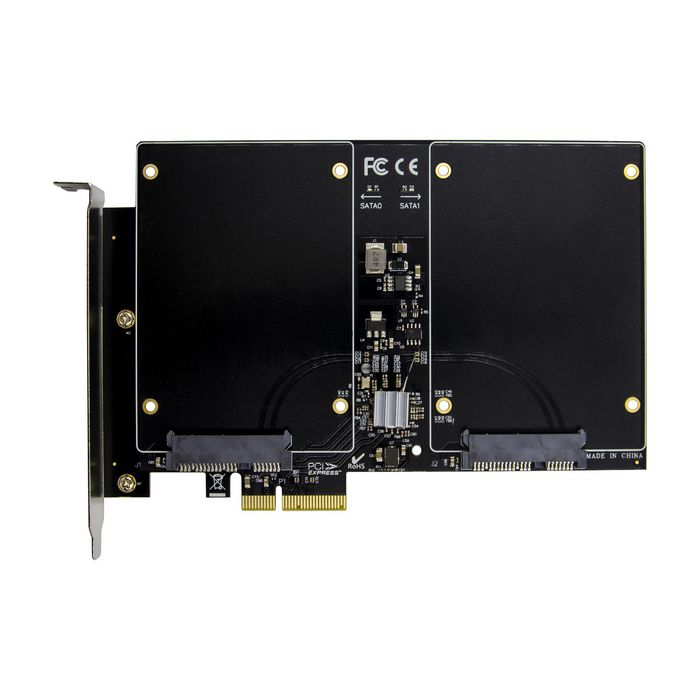 ProXtend PX-SR-10257 PCIe SATA III 6G 2-Channel SSD RAID Card