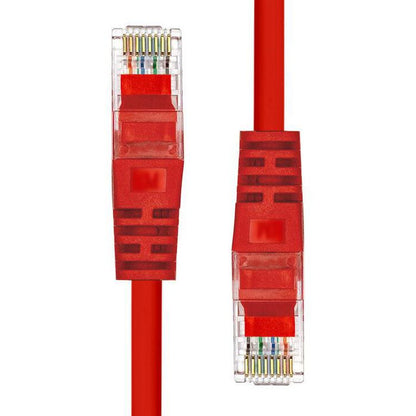 ProXtend V-5UTP-005R CAT5e Ethernet Cable Red 0.5m U/UTP PVC Jacket Gold-Plated RJ45