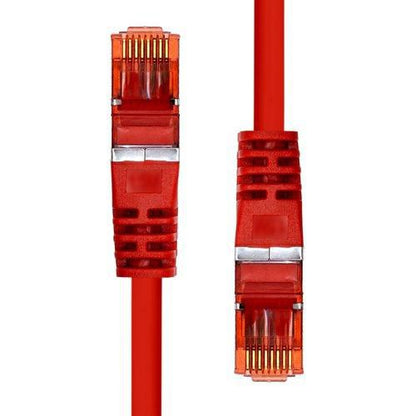 ProXtend V-6FUTP-15R CAT6 F/UTP Ethernet Cable – 15m Red, PVC Jacket, Gold-Plated RJ45