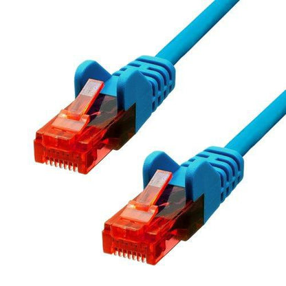 ProXtend V-6UTP-15BL CAT6 Ethernet Cable 15m Blue U/UTP CCA PVC RJ45 Gold-Plated