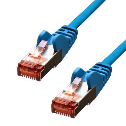ProXtend CAT6 F/UTP Ethernet Cable, 10m Blue – Shielded, RJ45, CCA, High-Speed
