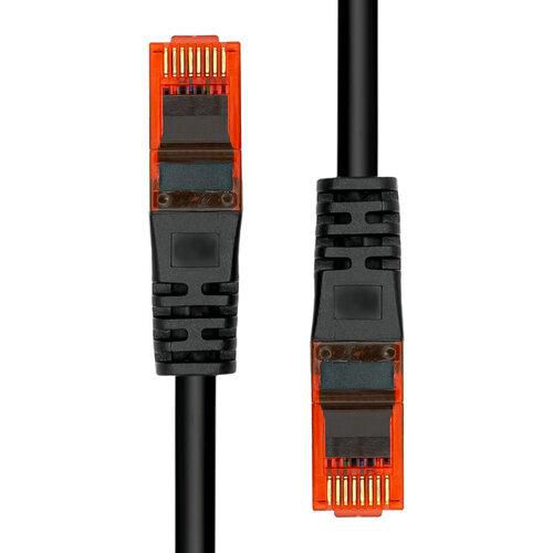 ProXtend V-6UTP-07B CAT6 Ethernet Cable 7m U/UTP CCA PVC Black RJ45 Gold-Plated Connectors