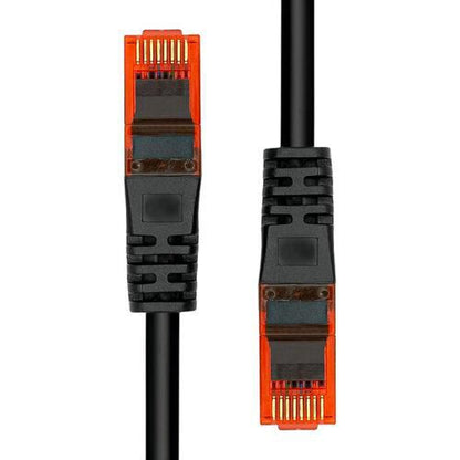 ProXtend V-6UTP-07B CAT6 Ethernet Cable 7m U/UTP CCA PVC Black RJ45 Gold-Plated Connectors