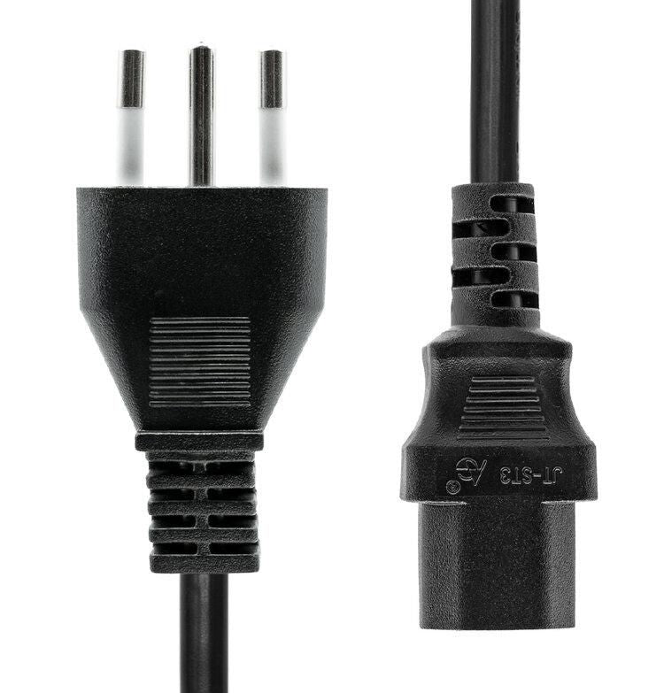 ProXtend PC-LC13-003 Power Cord – Italy Type L to C13 3m Black H05VV-F ...