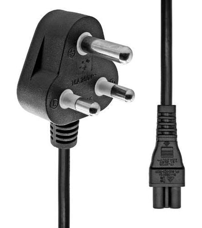 ProXtend PC-DC5-002 Power Cable – Type D to C5, 2m, 250V, 16A, Black