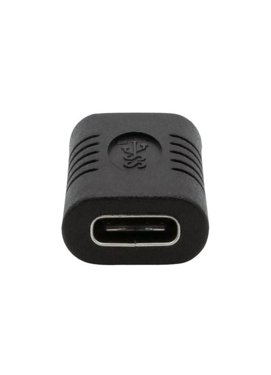 ProXtend USB-C to USB-C Adapter – Black, Female to Female, Durable 30-Year Warranty