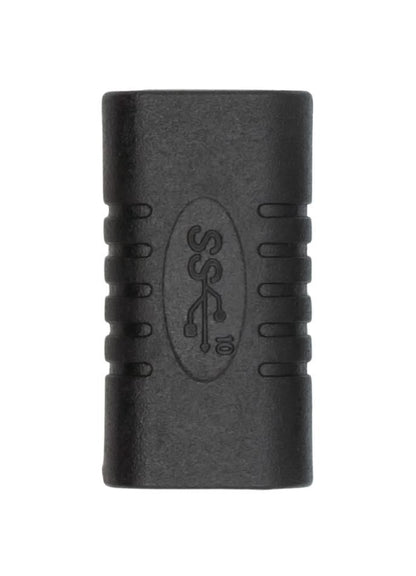 ProXtend USBCAFF USB-C to USB-C Adapter – Black, Female to Female, 30-Year Warranty