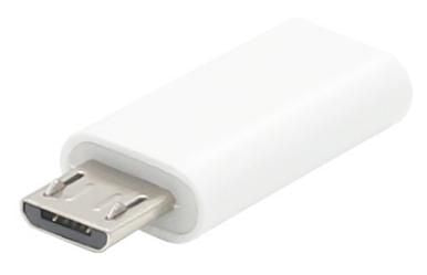 ProXtend USBMICROBA-USBCW USB 2.0 Micro B to USB-C Adapter – White, 30-Year Warranty