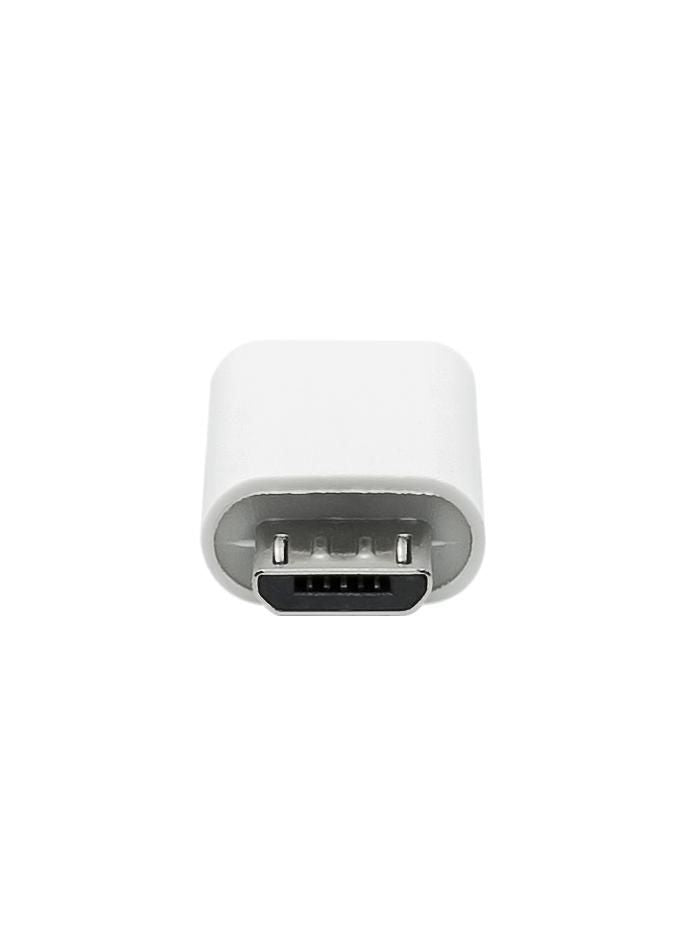 ProXtend USBMICROBA-USBCW USB 2.0 Micro B to USB-C Adapter – White, 30-Year Warranty