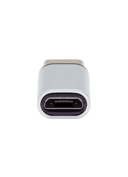 ProXtend USBC-MICROBAS USB-C to USB 2.0 Micro B Adapter – Silver, 30-Year Warranty