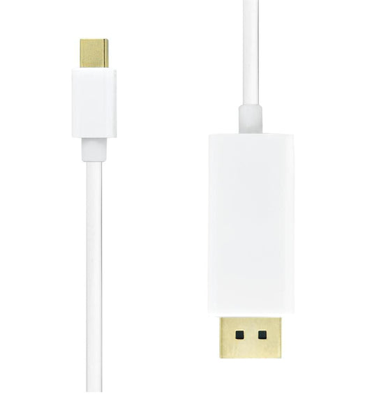 ProXtend USBC-DP-0005W USB-C to DisplayPort Cable 0.5m White Male to Male