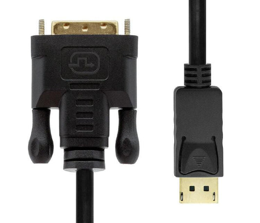 ProXtend DP1.2-DVI241-003 DisplayPort 1.2 to DVI-D 24+1 Cable 3m – 1080p, Gold-Plated, RoHS Certified