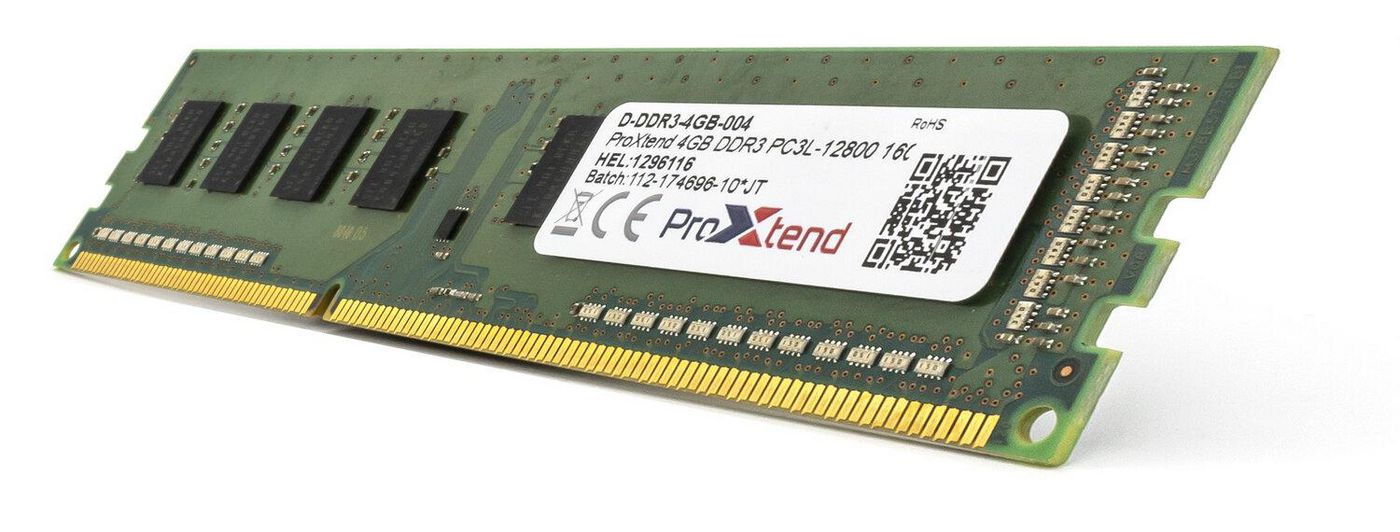 ProXtend D-DDR3-4GB-004 4GB DDR3 1600MHz 240-pin DIMM Memory Module