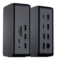 ProXtend DOCK2XUSB4 Dual 8K USB4 Docking Station – 40Gbps, 100W PD, Grey