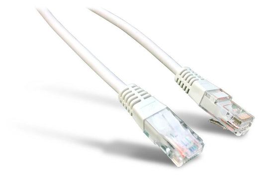 Garbot B-02-51000 Cat6 U/UTP Patch Cord 20m – Grey LSZH, RJ-45, Gold-Plated Contacts