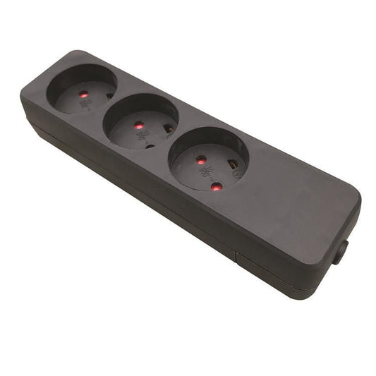 Garbot Z66000109-PA01 Power Strip – 3-Way Type K Plastic Black