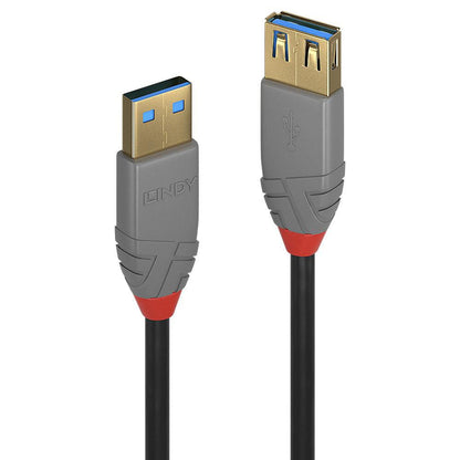 Lindy 36762 USB 3.2 Type A Extension Cable 2m 5Gbps Black