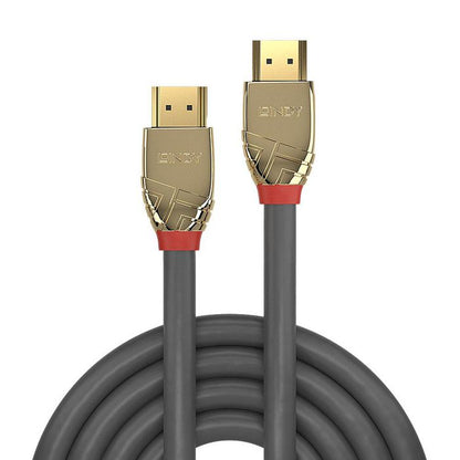 Lindy 37865 7.5m High Speed HDMI Cable Gold Line – 4K UHD, 24K Gold Plated Connectors