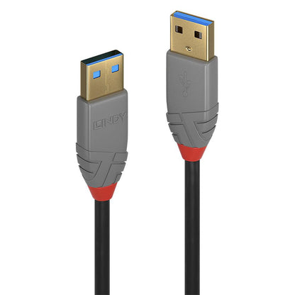 Lindy 36754 USB 3.2 Type A Cable – 5m 5Gbps Anthra Line