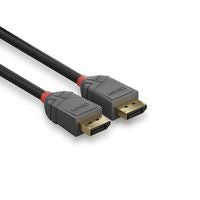 Lindy 36480 0.5m DisplayPort 1.4 Cable – Anthra Line, 8K UHD, Gold Plated, Triple Shielded