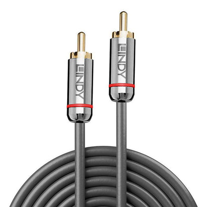 Lindy 35339 1m Digital Phono Audio Cable – Cromo Line, Gold Plated RCA, RoHS Certified