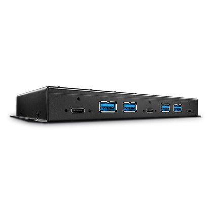 Lindy 43275 7 Port USB 3.2 Gen 2 Metal Hub – USB-A & USB-C, 10Gbps, CE Certified