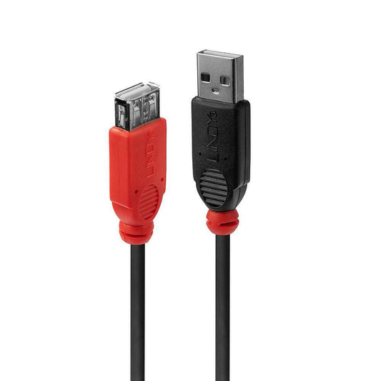 Lindy 42817 USB 2.0 Active Extension Slim 5m USB A Male to USB A Female Cable