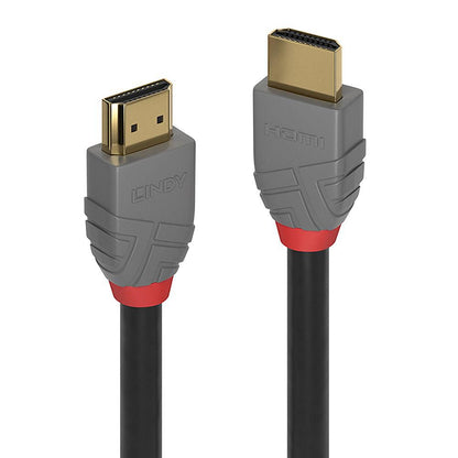 Lindy 36962 1m High Speed HDMI Cable – Anthra Line, 4K UHD, Gold Plated, HDMI 2.0, Triple Shielded