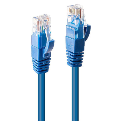 Lindy 48018 2m Cat.6 U/UTP Network Cable – Blue, Snagless Connector, 10 Year Warranty