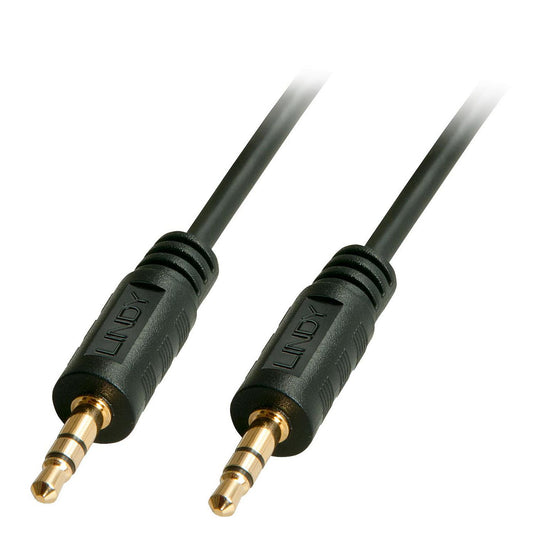 Lindy 35641 1m Premium 3.5mm Jack to Jack Audio Cable – Black