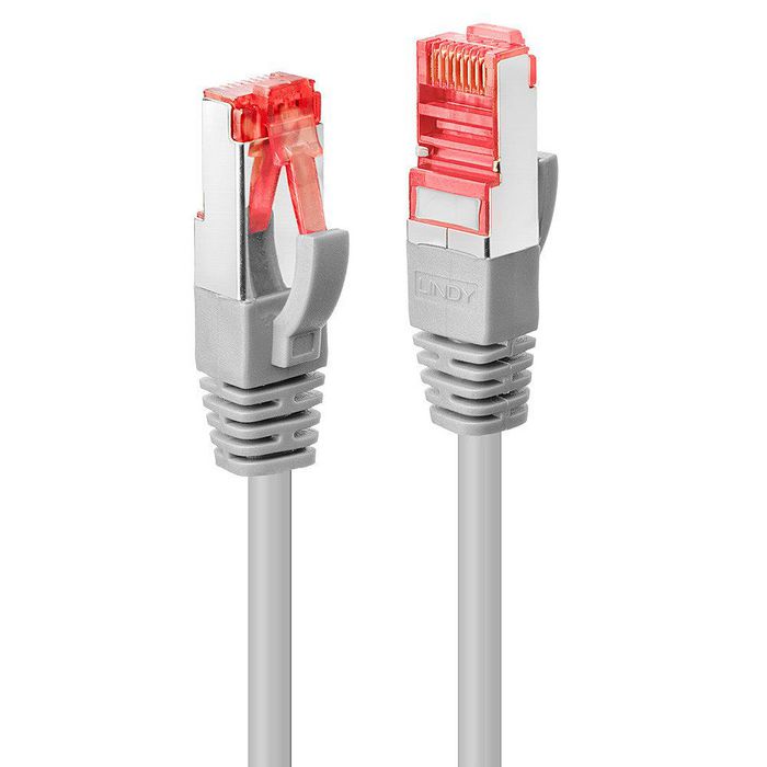 Lindy 47704 2m Cat6 S/FTP Network Cable – Grey, RJ45 Gold Plated, Snagless, 10 Year Warranty