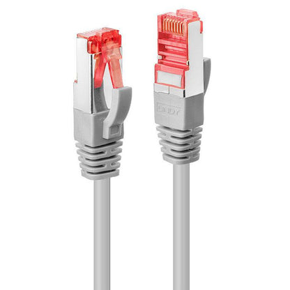 Lindy 47704 2m Cat6 S/FTP Network Cable – Grey, RJ45 Gold Plated, Snagless, 10 Year Warranty