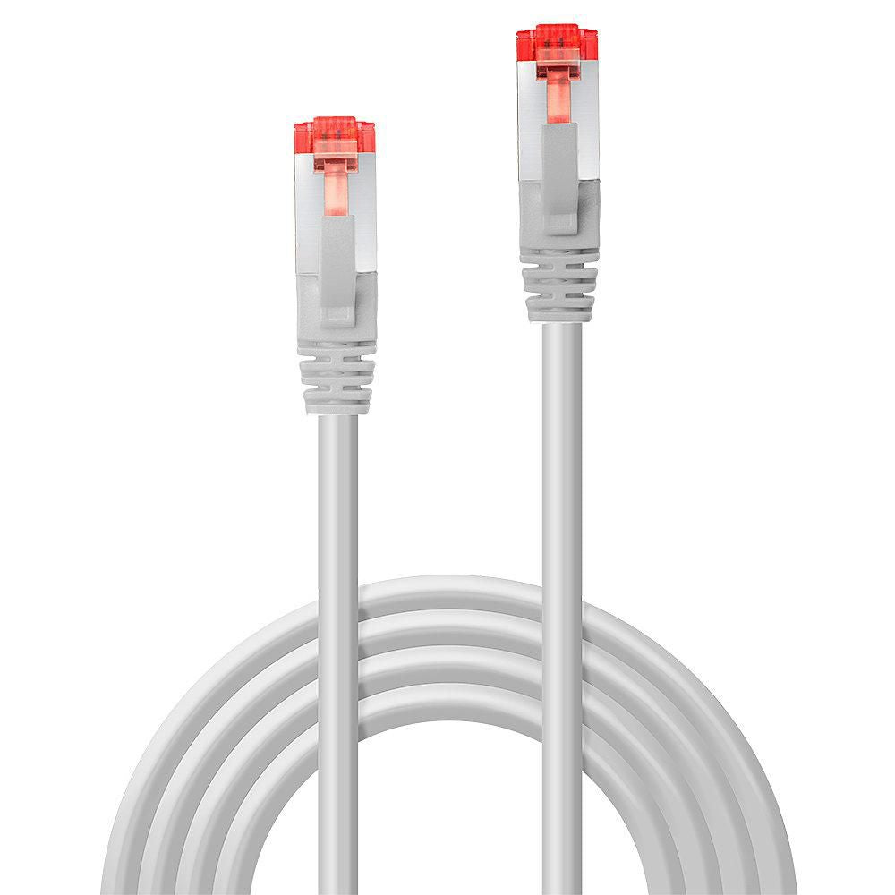 Lindy 47704 2m Cat6 S/FTP Network Cable – Grey, RJ45 Gold Plated, Snagless, 10 Year Warranty
