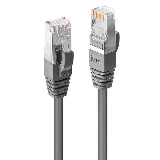 Lindy 1m CROMO Cat6 S/FTP Ethernet Cable – Gold Plated RJ-45, Anthracite
