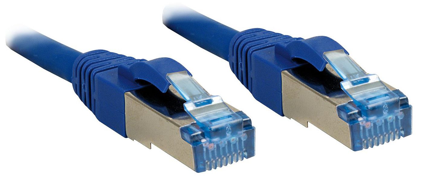 Lindy 5m Cat6a S/FTP Network Cable – Blue, RJ-45, LSZH, 10Gbps