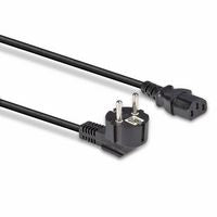 Lindy 30336 Schuko 2 Pin Plug to IEC C13 Power Cable 3m Black