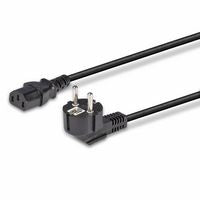 Lindy 30336 Schuko 2 Pin Plug to IEC C13 Power Cable 3m Black