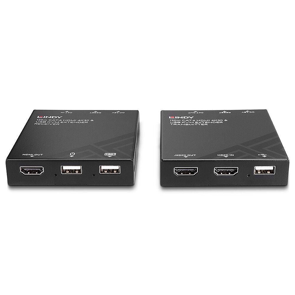 Lindy 39381 KVM Extender – 120m Cat.6 HDMI USB Transmitter & Receiver
