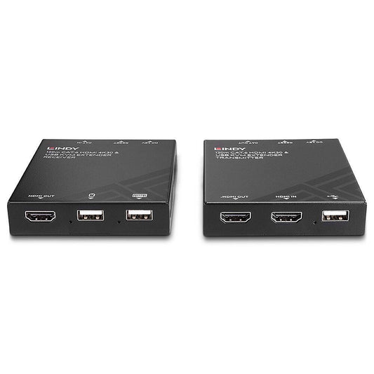 Lindy 39381 KVM Extender – 120m Cat.6 HDMI USB Transmitter & Receiver